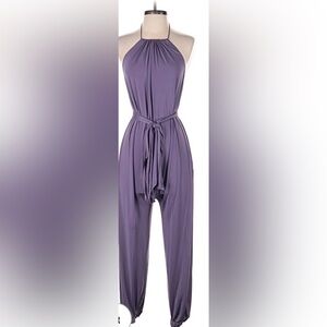 Lucy in the Sky Lavender Halter Jumpsuit small